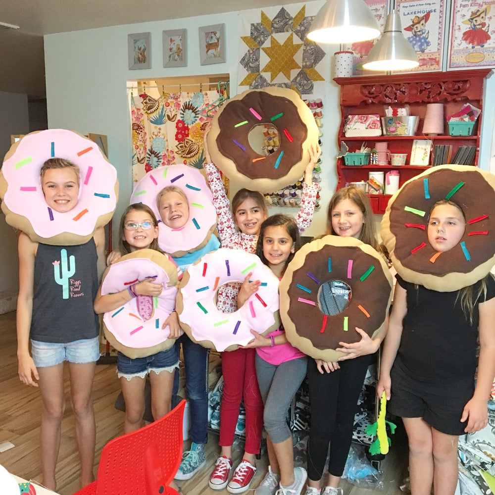 Kid Donut Sewing Class - Saturday October 14th, 10:00 - 12:00