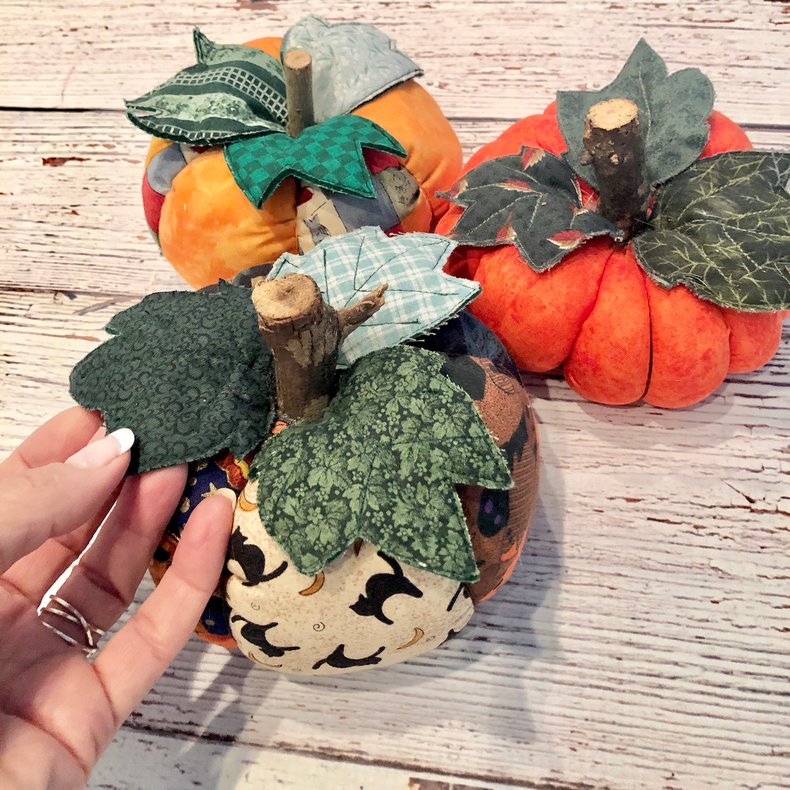 Adult/Teen Patchwork Pumpkin Class - Saturday, October 11, 2025 / 1:30-4:00