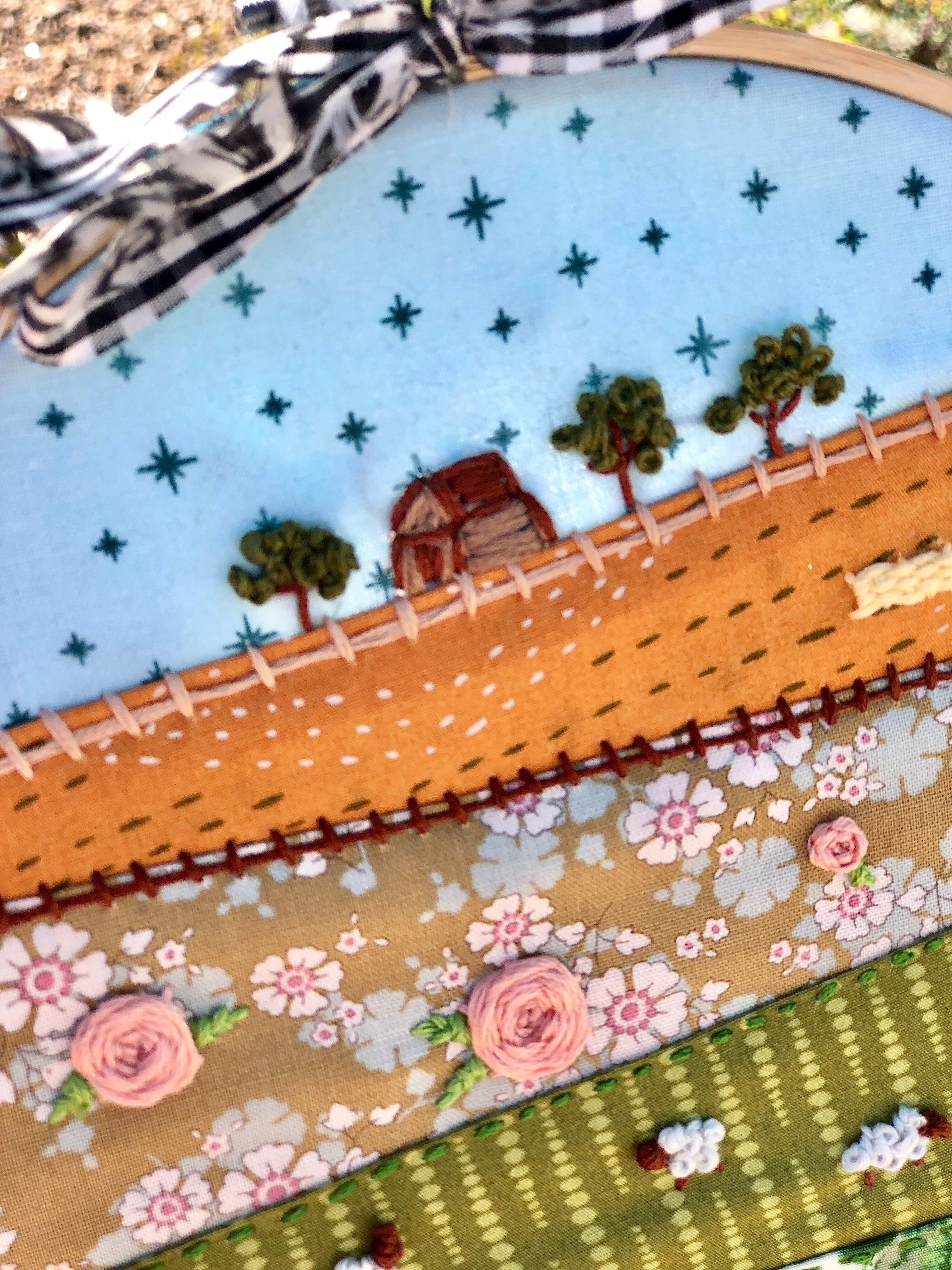Summer Sewing Camp 2024 - Landscape Embroidery!  Hand Stitching (June 24-28, 10:00-12:00)