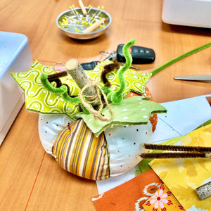 Adult/Teen Patchwork Pumpkin Class - Saturday, October 11, 2025 / 1:30-4:00