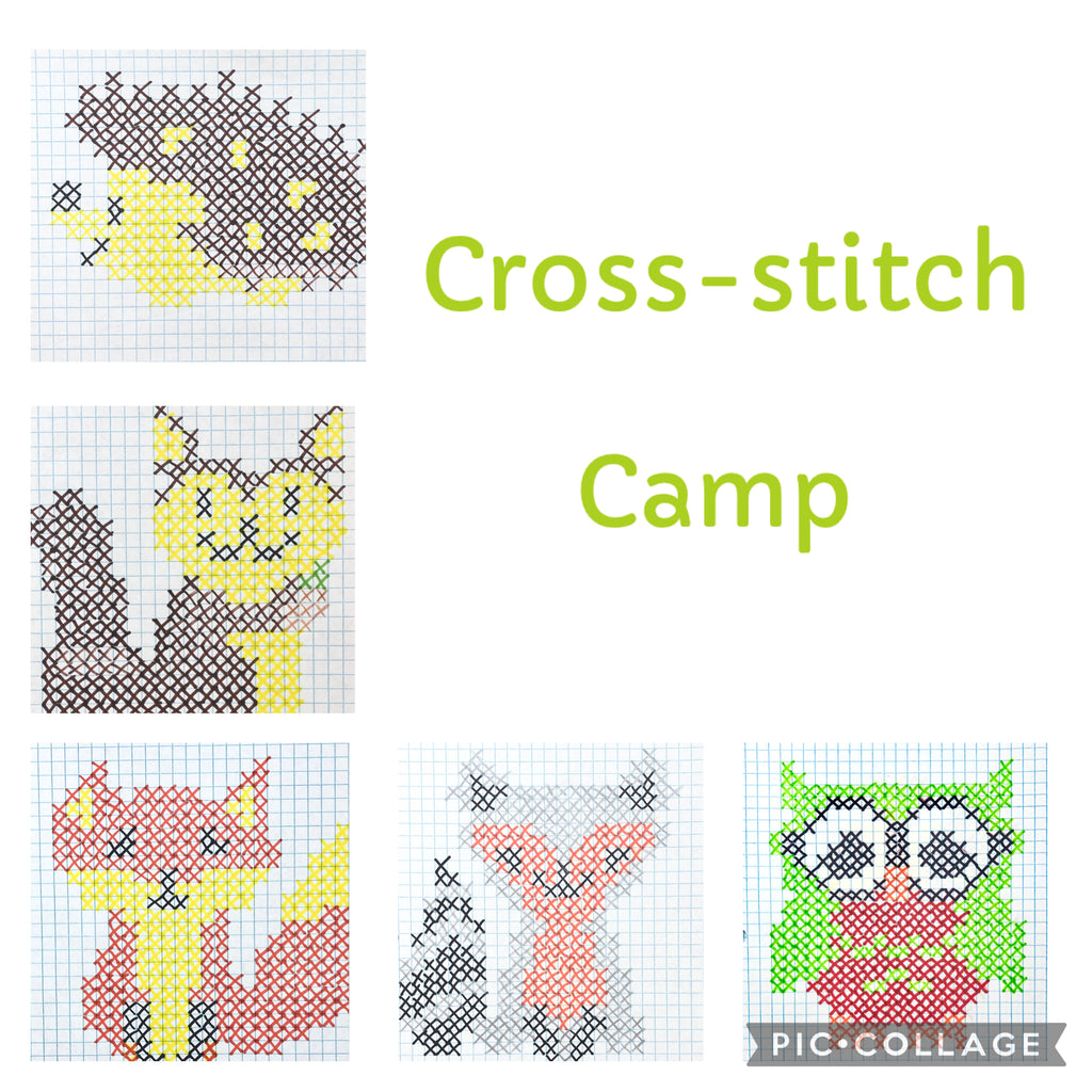 Summer Sewing Camp 2025 - CROSS STITCH!  Hand Stitching (July 14-17, 1:00-3:00)
