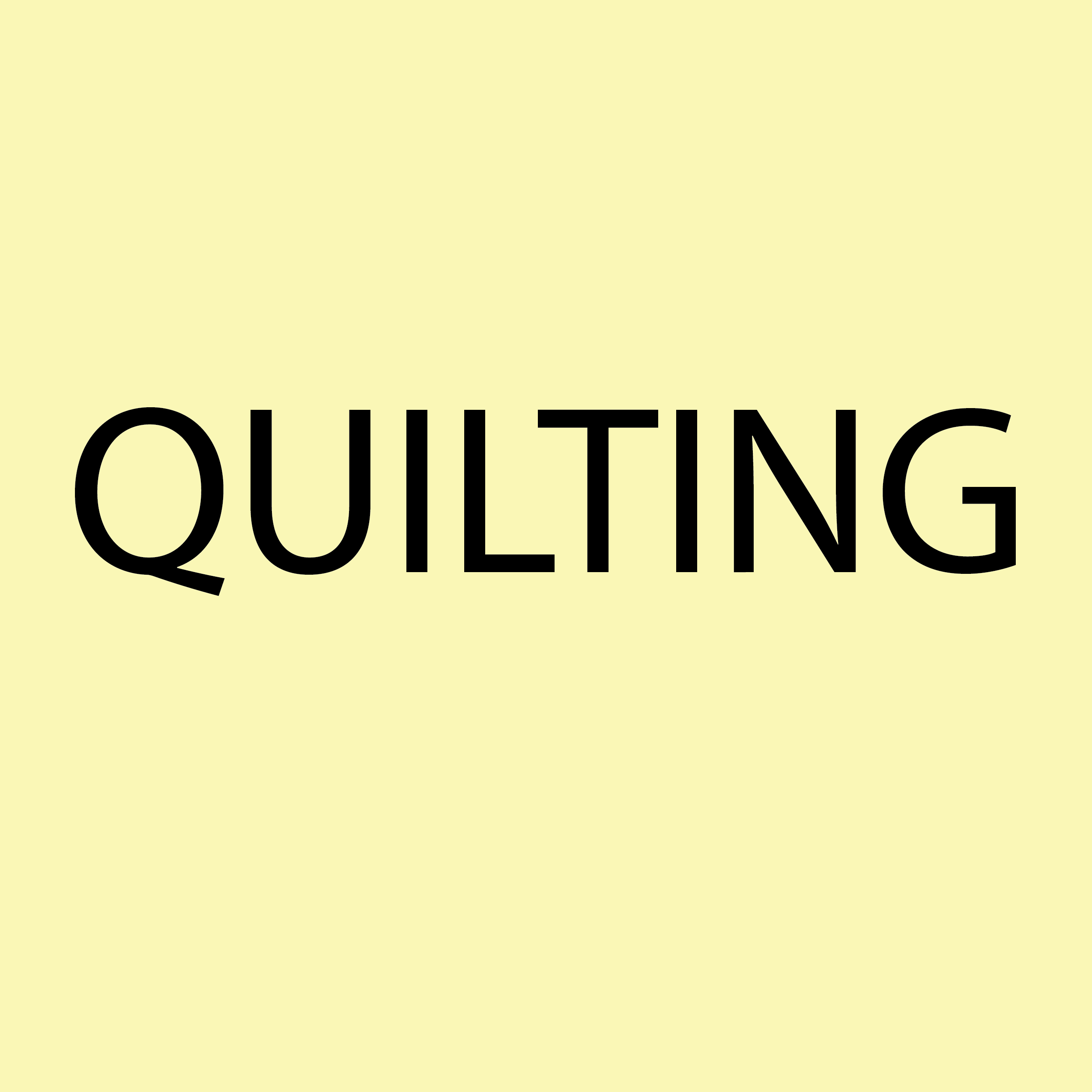 THURSDAY Kids Quilting  2:00 - 3:30, January - May 2026