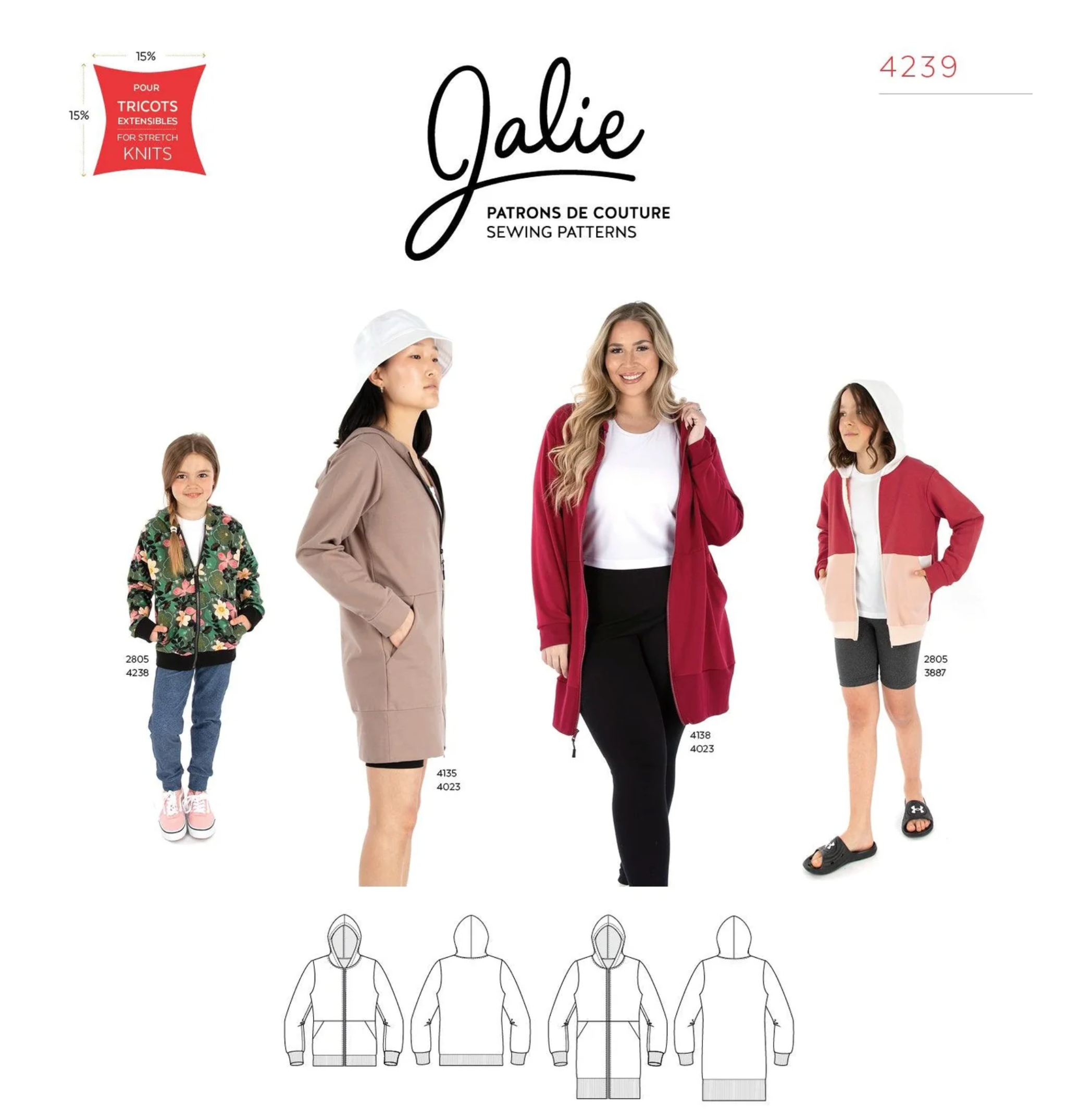 TUESDAY 12:00-1:30 Kids Garment 2 Sewing Hoodie - Sept-November 2025 T12G2