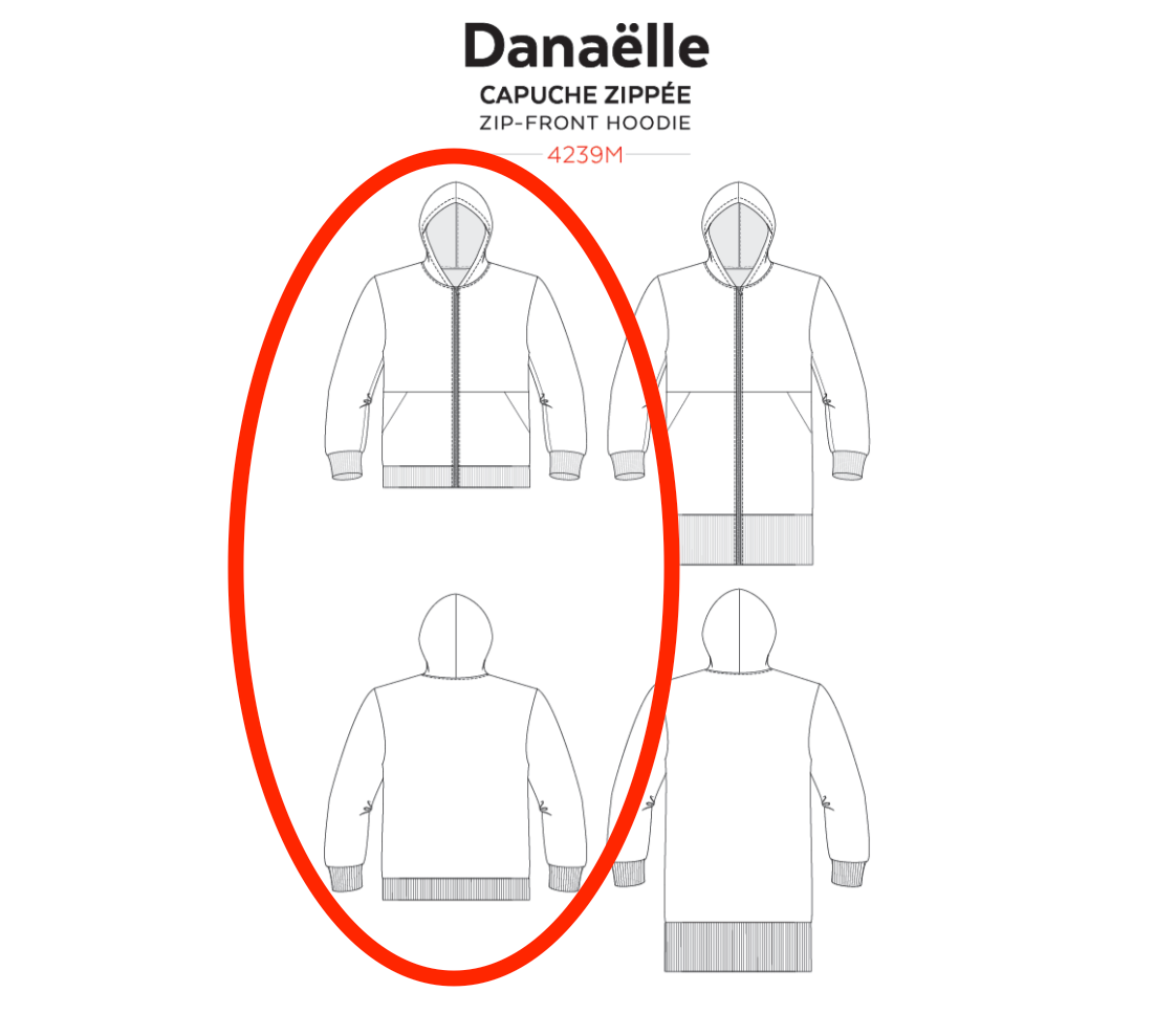 TUESDAY 12:00-1:30 Kids Garment 2 Sewing Hoodie - Sept-November 2025 T12G2