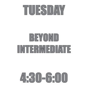 T4 Kids BEYOND Intermediate Commercial Patterns - Tuesday 4:30-6:00, Jan-May 2025