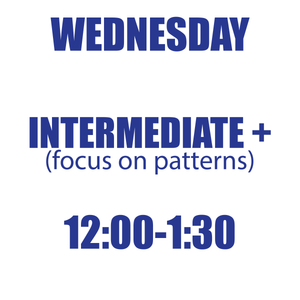 W12 Kids Intermediate + Pattern Sewing (bags,etc) - Wednesday 12:00-1:30, January-May 2025