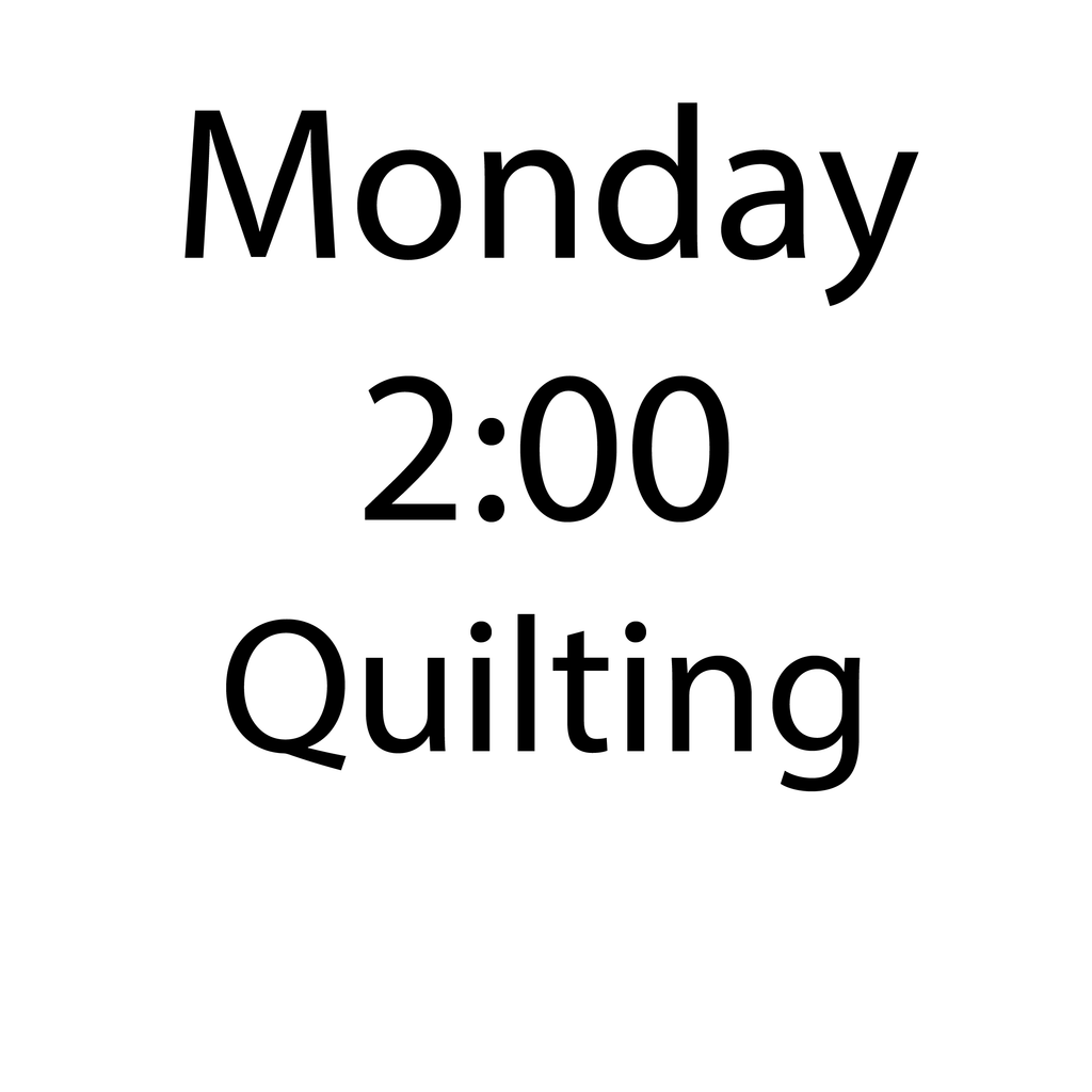 MONDAY 2:00-3:30 Kids Quilting - Sept-Nov 2025 M2Q
