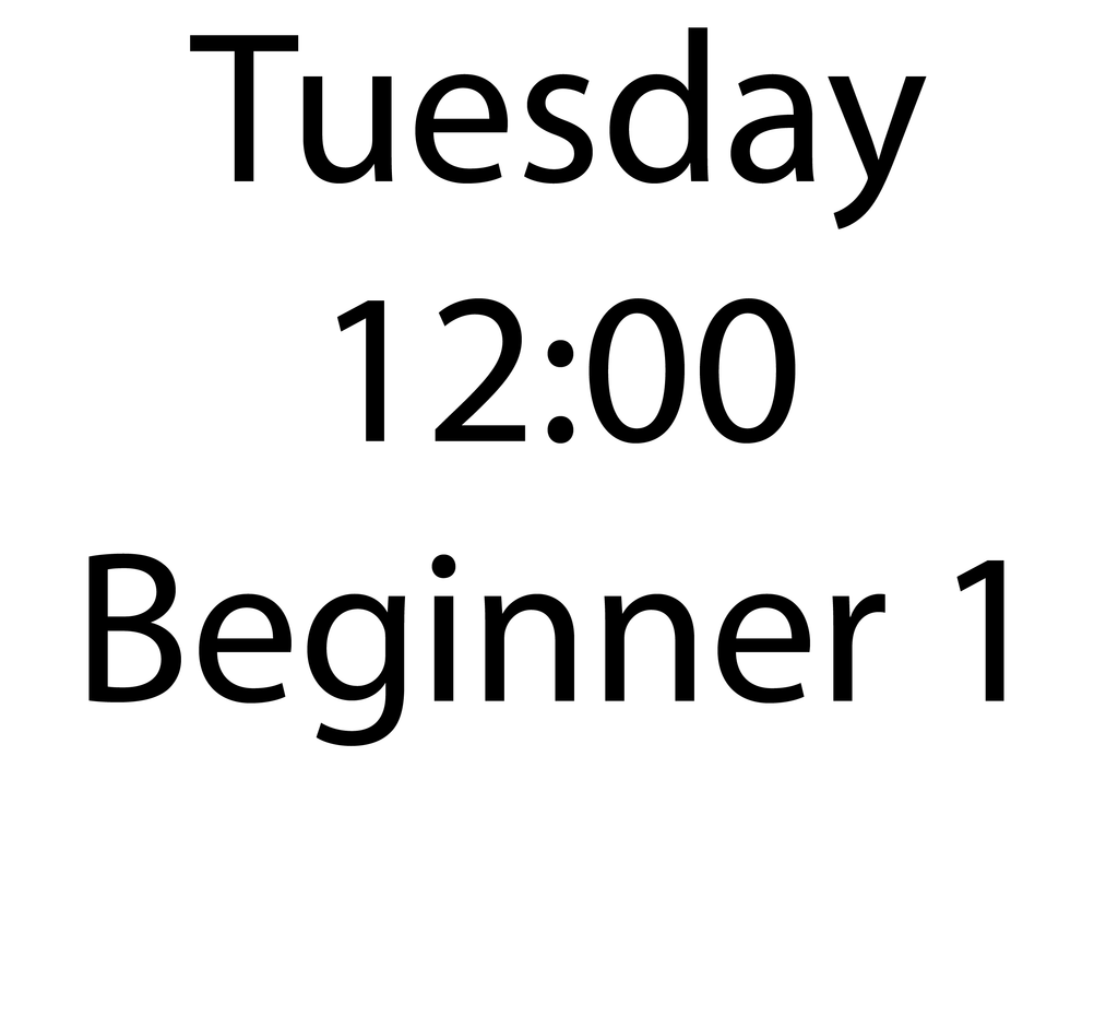 TUESDAY 12:00-1:30  Kids Beginner 1 Sewing , September-November 2025 T12B1