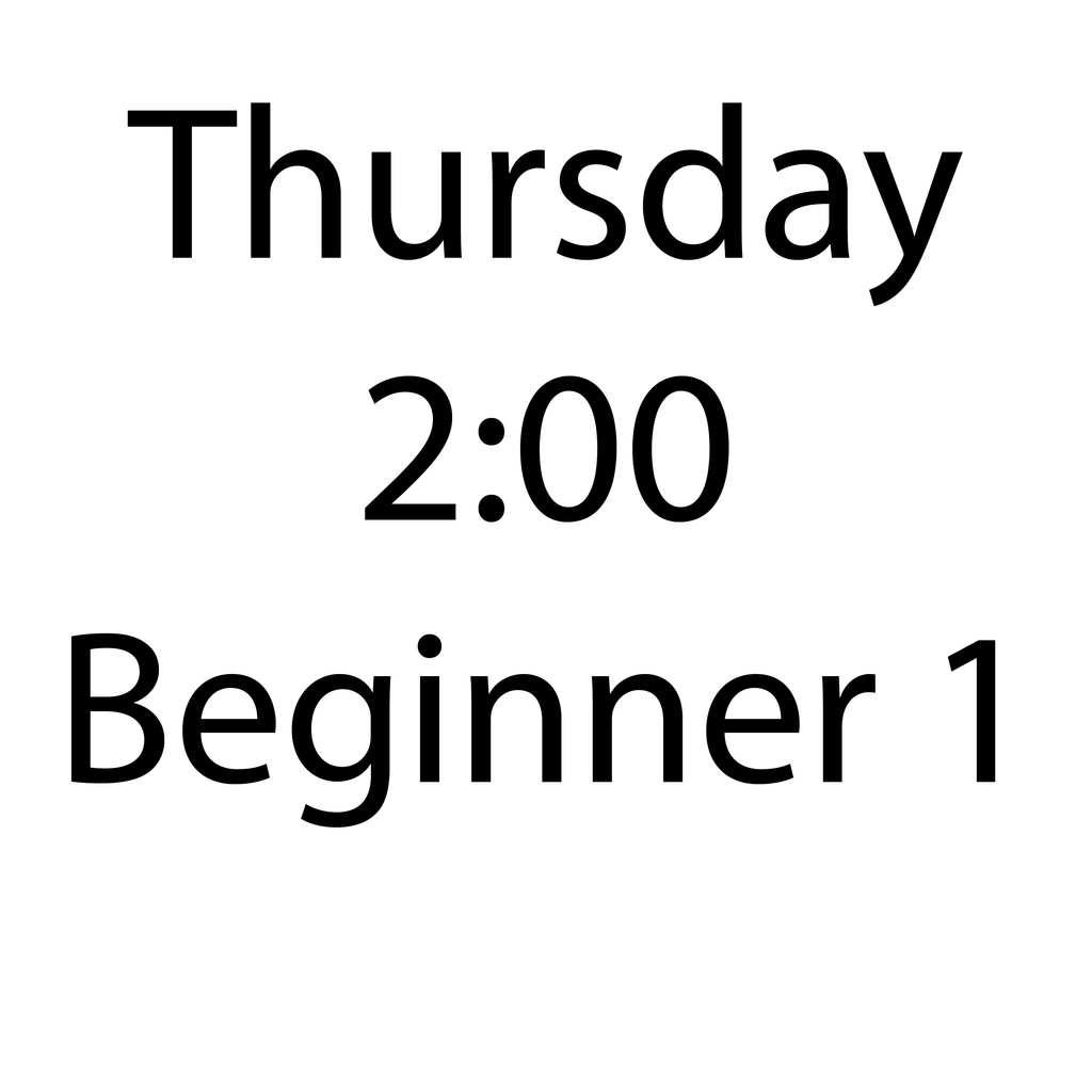 THURSDAY 2:00-3:30  Kids Beginner 1 Sewing , September-November 2025 TH2B1