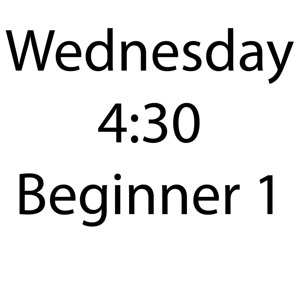 WEDNESDAY 4:30-6:00  Kids Beginner 1 Sewing , September-November 2025 W4B1