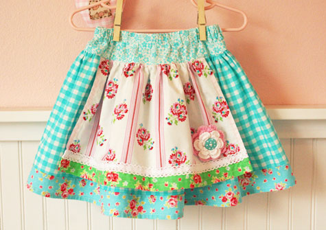 Sewing Pattern - NOW REDESIGNED! New Evelyn Apron Skirt - Sizes 2T up to 10 - PDF Sewing Pattern - Download