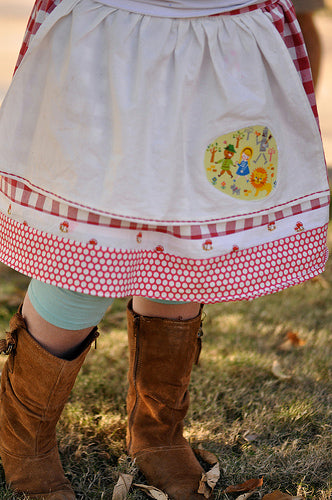 Sewing Pattern - NOW REDESIGNED! New Evelyn Apron Skirt - Sizes 2T up to 10 - PDF Sewing Pattern - Download