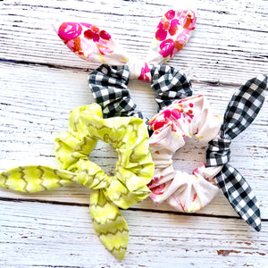 Bunny Scrunchie for Hair Sewing Pattern - PDF Download