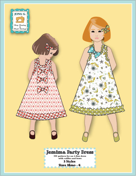 Sewing Pattern - Jemima Party Dress